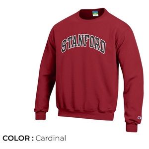 Stanford crew neck pullover size small but fits medium
